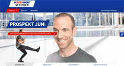 Desktop Screenshot of intersport-stricker.de